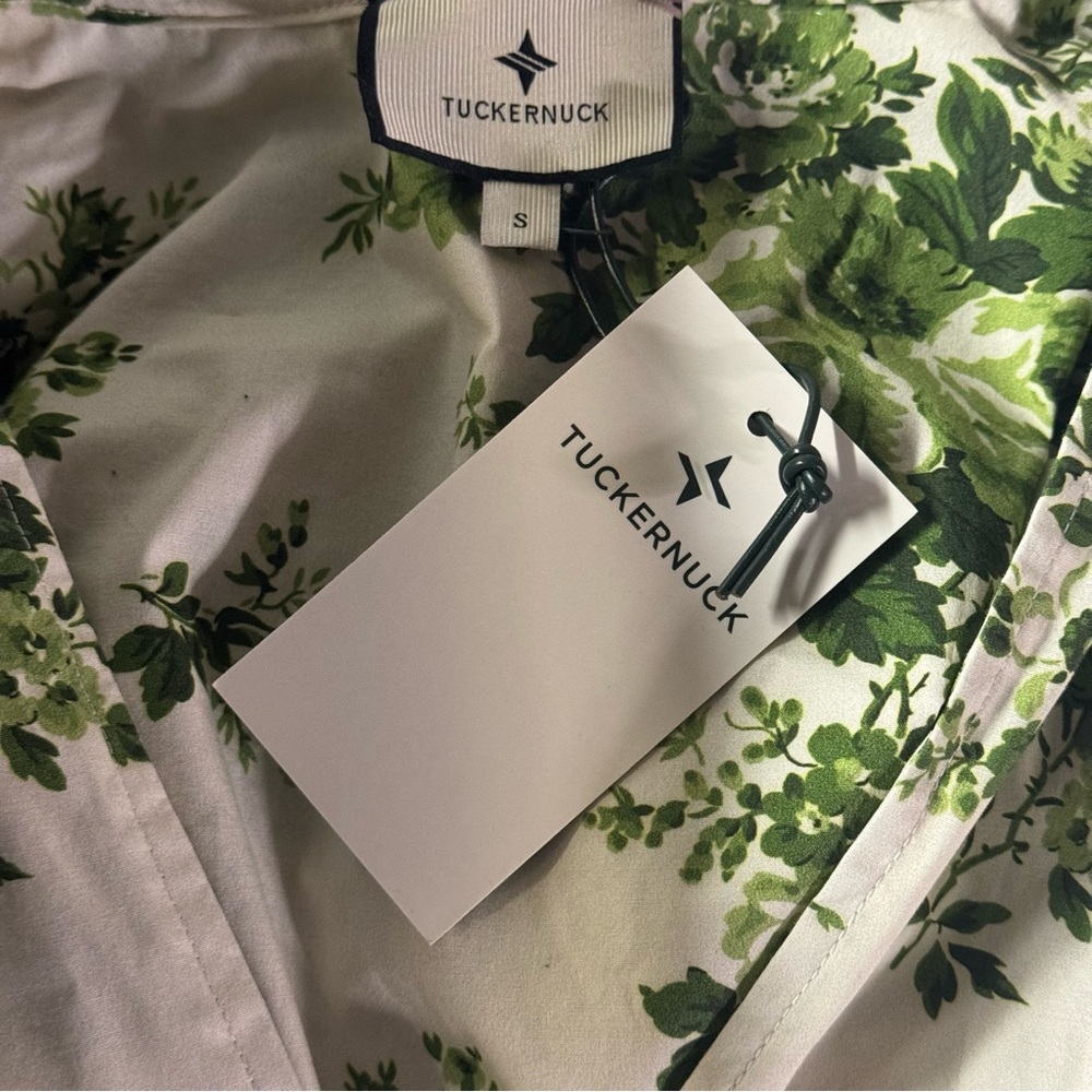 Tuckernuck NEW Limelight Bouquet Mariana Ruffle Formal Green Midi Dress Size S - Picture 10 of 11